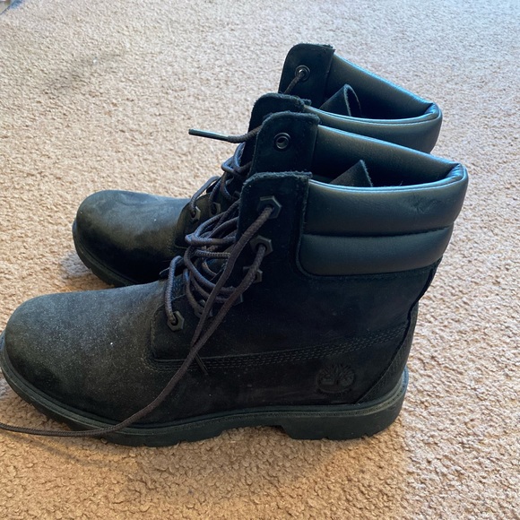 Women’s black timberland boots - Picture 1 of 4
